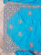 The end of the saree
